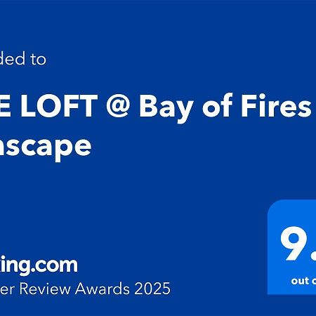 דירות Binalong Bay The Loft @ Bay Of Fires Seascape מראה חיצוני תמונה